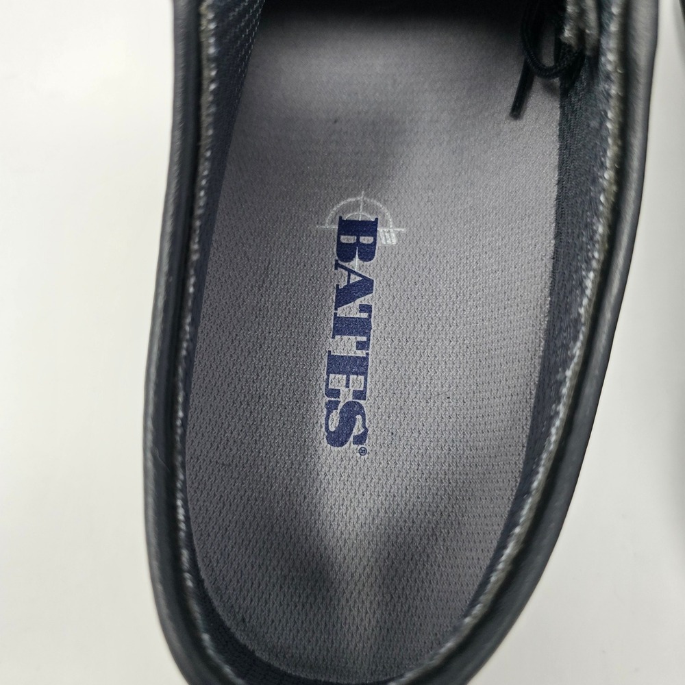 Bates Mens High Gloss Oxford Dress Shoes Black Patent Vibram Sole 10 D 00941C - Picture 14 of 16
